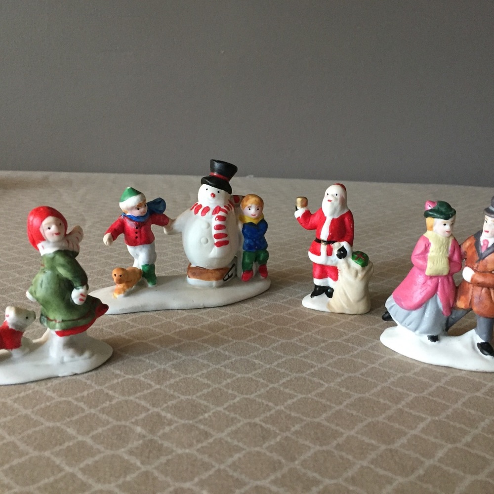 Vintage Lemax Christmas Village People Figures